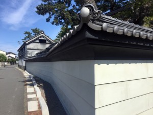 城かべ　漆喰　大津壁