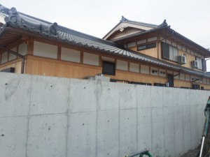 社寺建築　城かべ