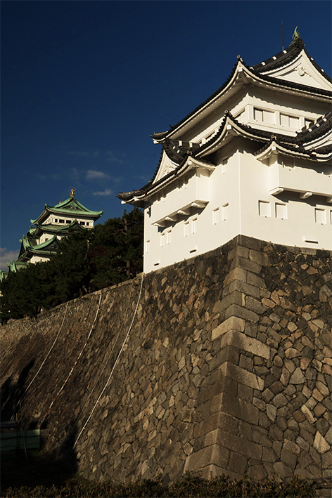 名古屋城　漆喰