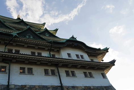 名古屋城　漆喰